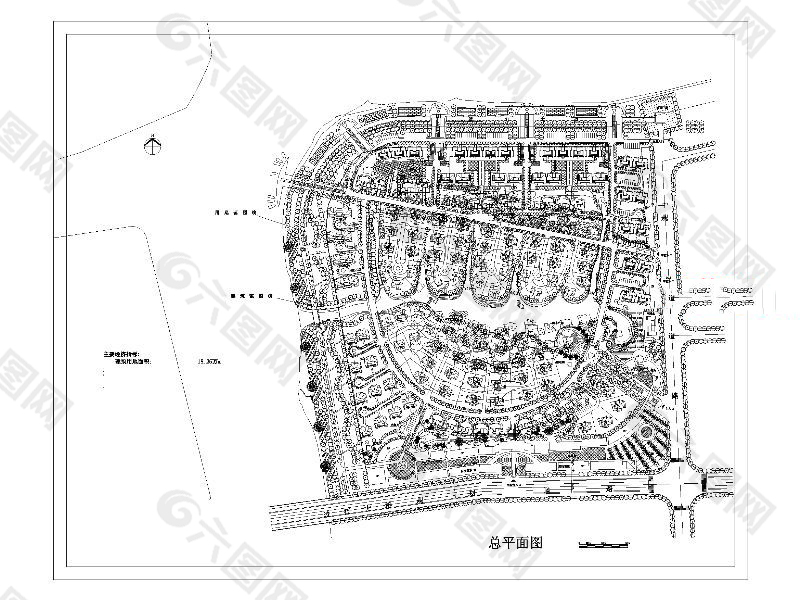 别墅区CAD图纸