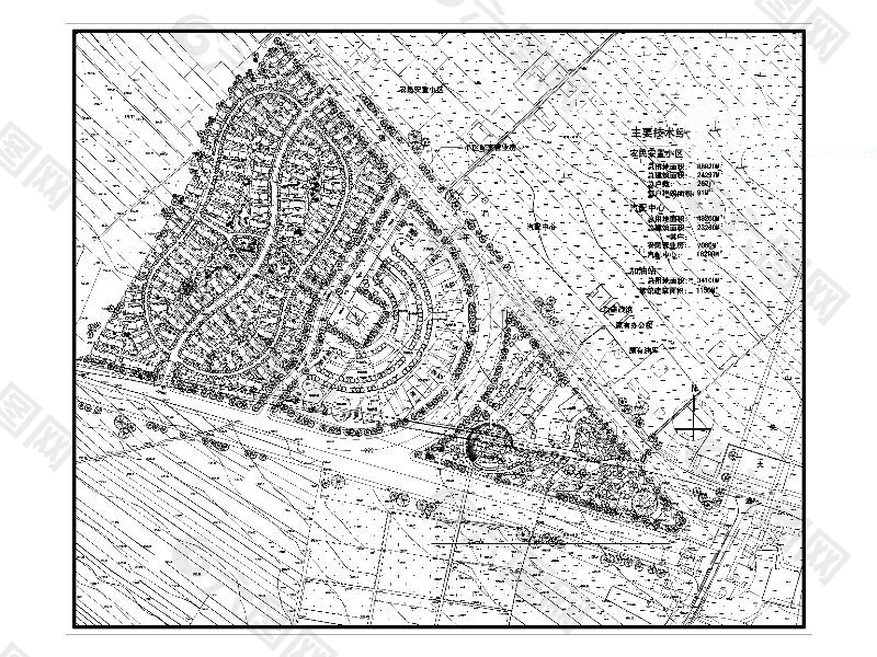 农民小区cad图纸