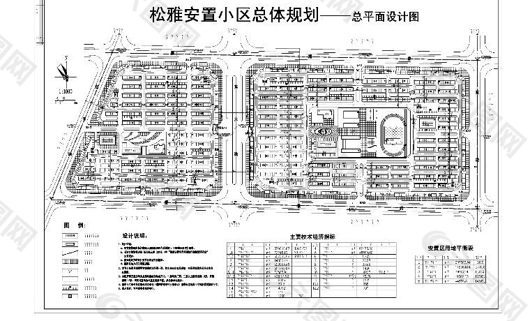 安置小区cad图