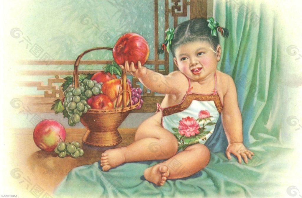 苹果大娃娃胖