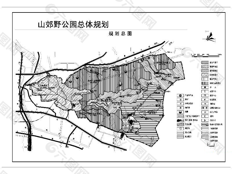 山郊野公园CAD