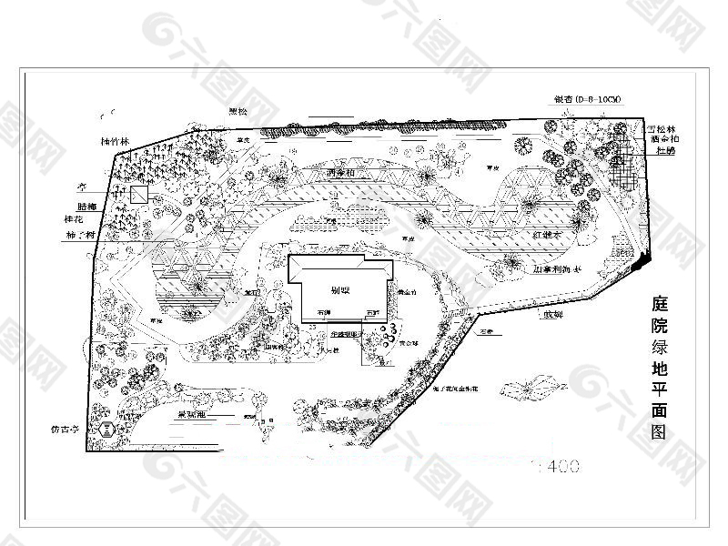 庭院绿化布置图