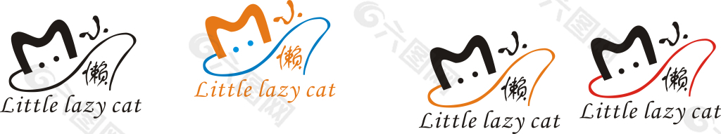 猫型女鞋店铺logo设计