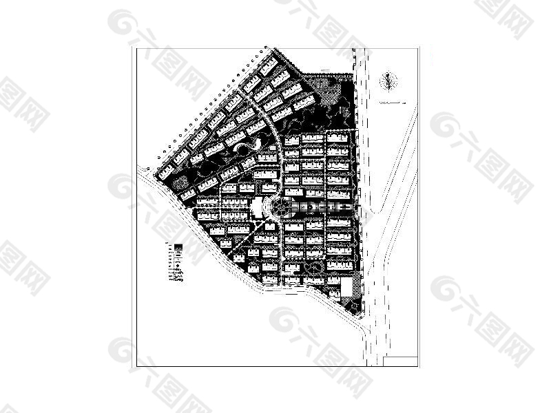 住宅小区规划CAD