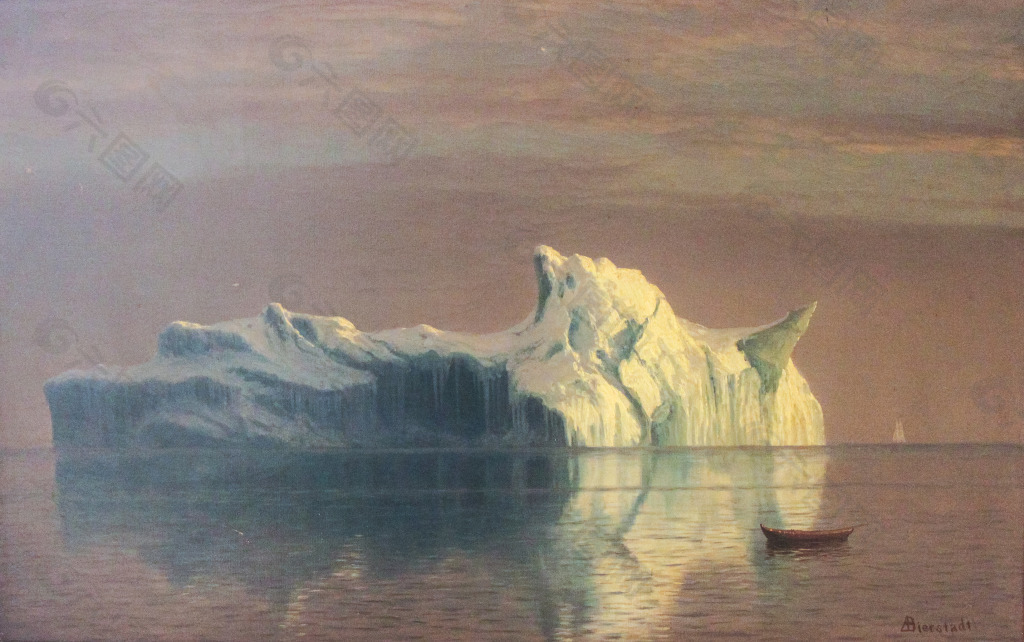 比尔史伯特冰川景观艺术作品图片