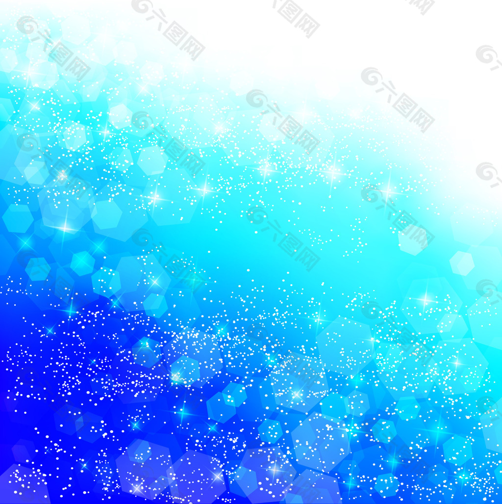 蓝色渐变闪星背景图背景素材免费下载 图片编号 六图网
