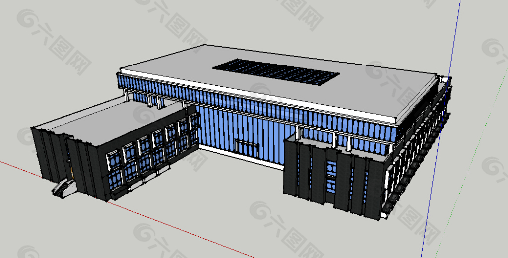 建筑课作业仿建教学楼