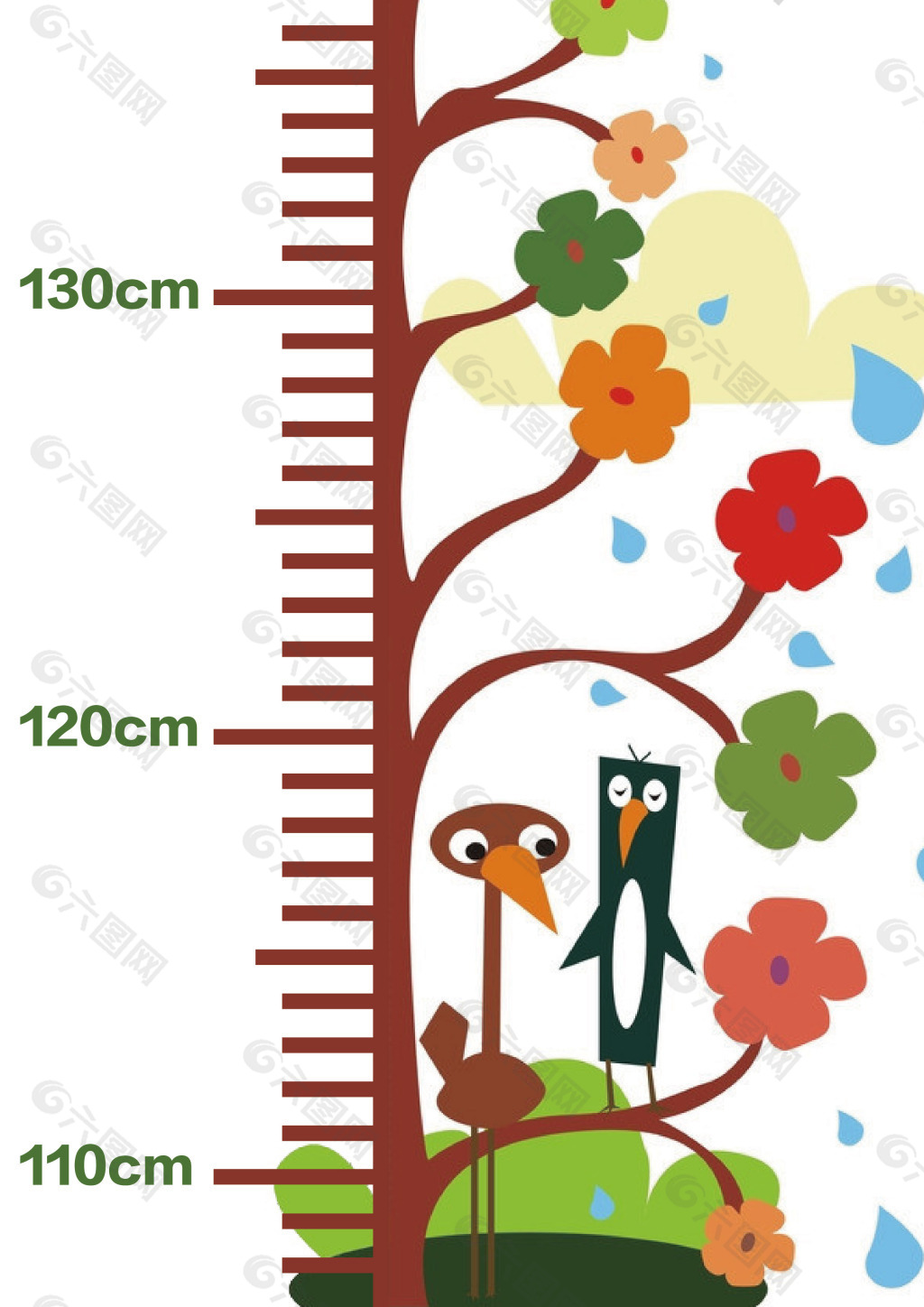 可爱乌鸦一米三身高树