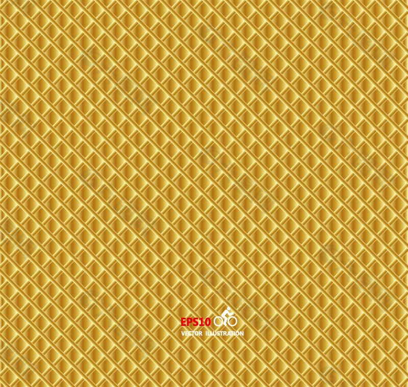 黄色方格纹理背景矢量素材