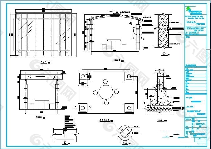 对弈亭施工图