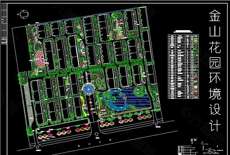 金山花园景观环境设计图
