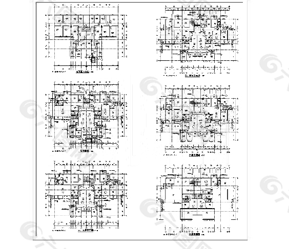 住宅楼建筑cad图纸