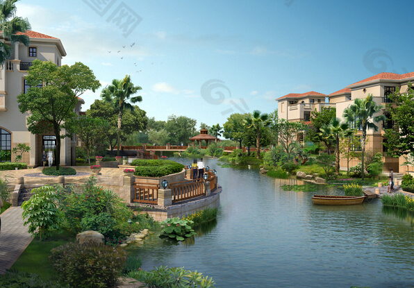 柳河别墅景观设计