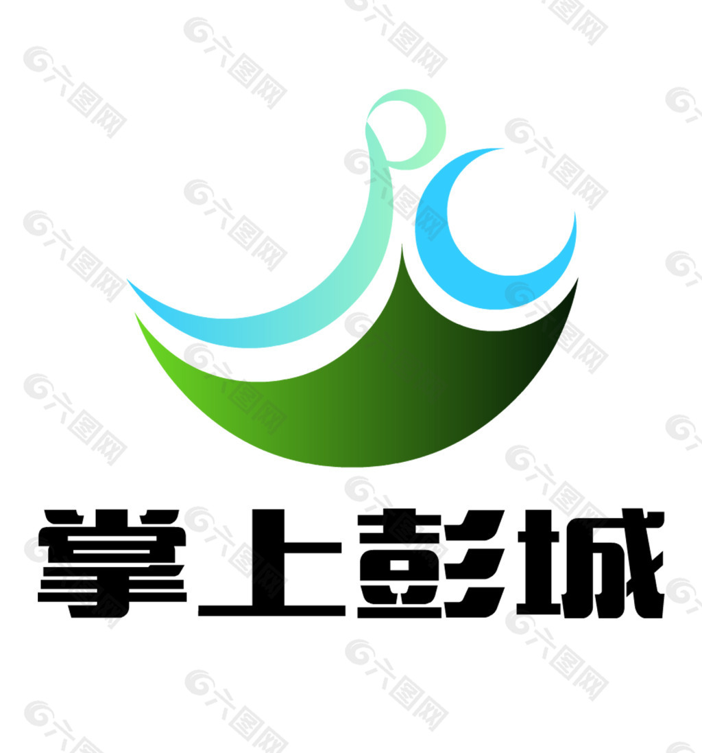 掌上彭城LOGO设计方案免费下载