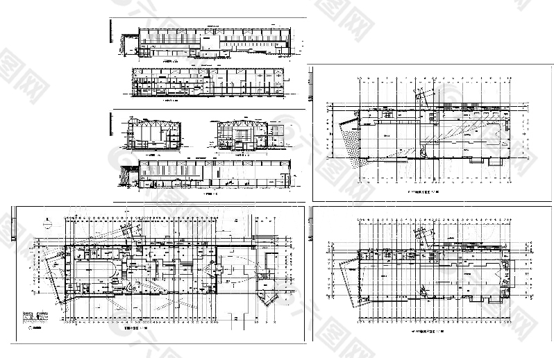 会所建筑cad图纸