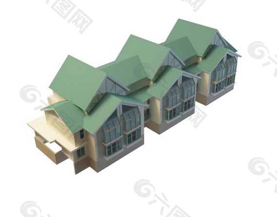 住宅楼3d模型