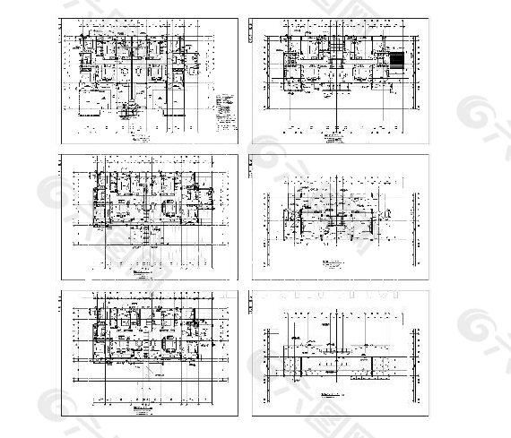 洋房建筑cad图纸