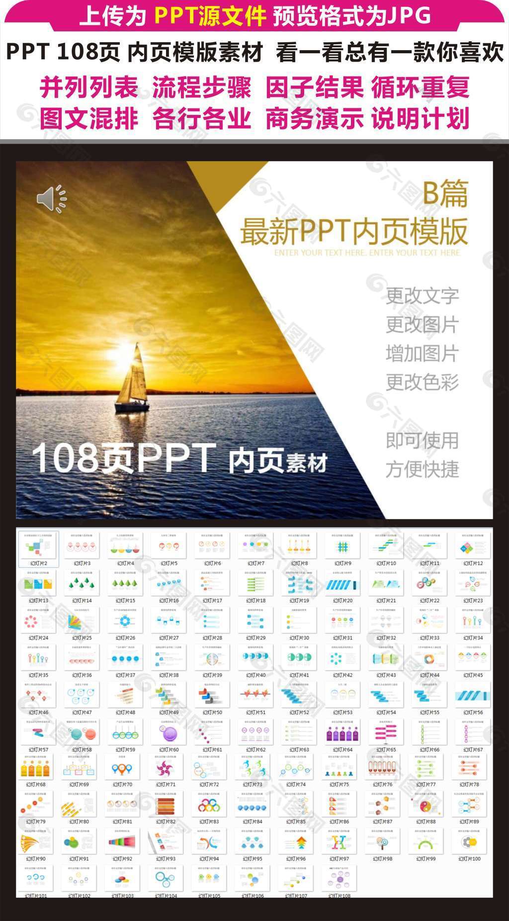 PPT常用图标标志标识素材PPT人物素材