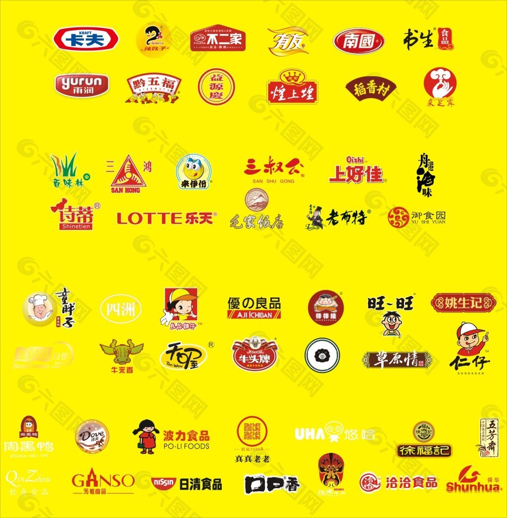食品名牌logo图片