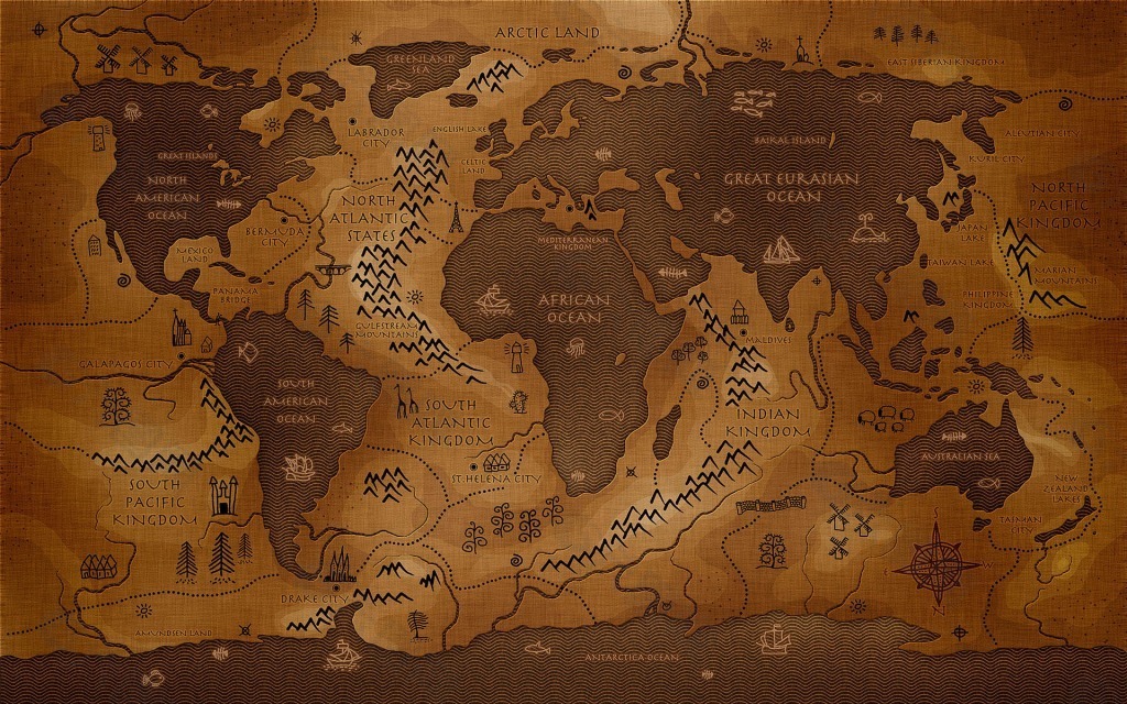 国家地图背景
