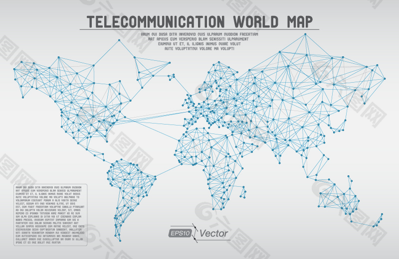 全球信息网络地图