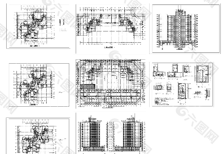 高层建筑图纸CAD