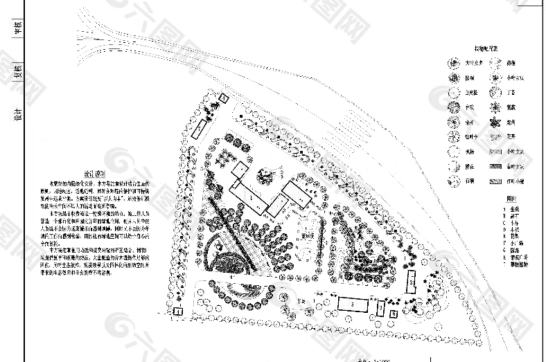 方城收费站cad图纸