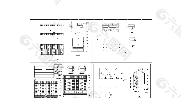 小区楼房建筑施工图