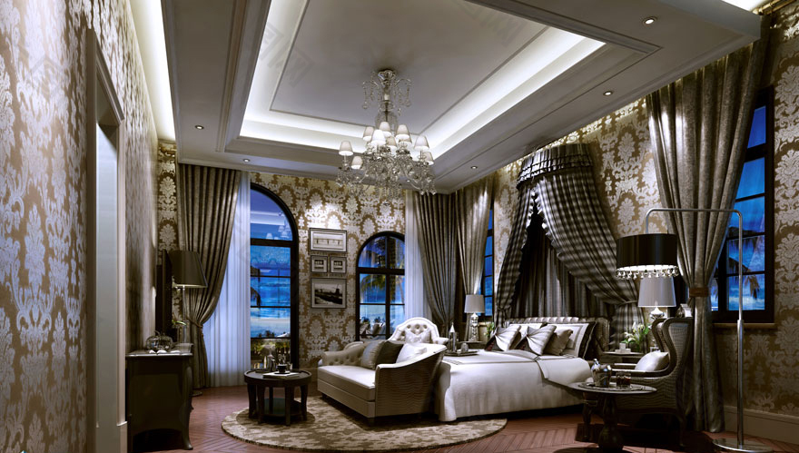 欧式古典卧室