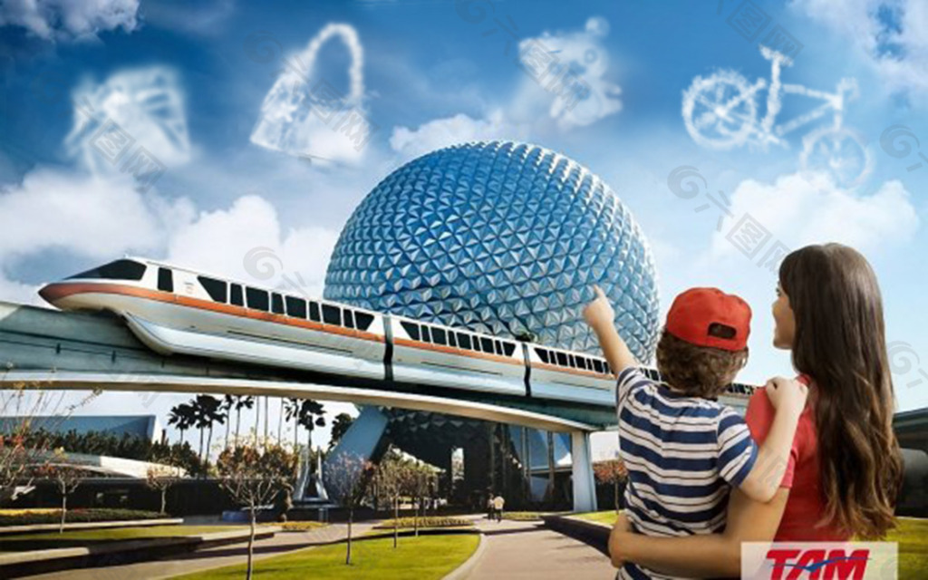 户外广告——旅游购物好去处