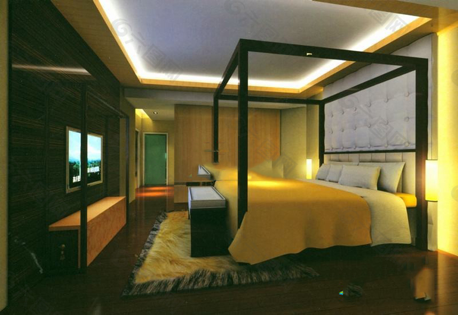 创意卧室模型设计