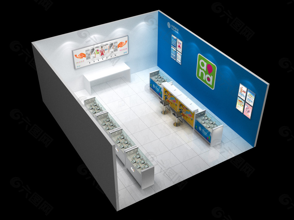 手机专卖店设计|空间|室内设计|港润设计 - 原创作品 - 站酷 (ZCOOL)