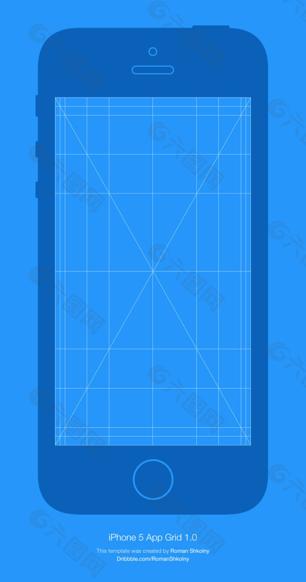 iPhone 5 网格界面设计