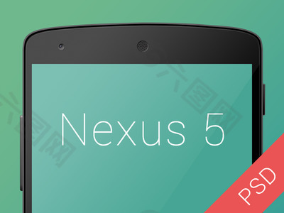 精美Nexus 5手机模型界面