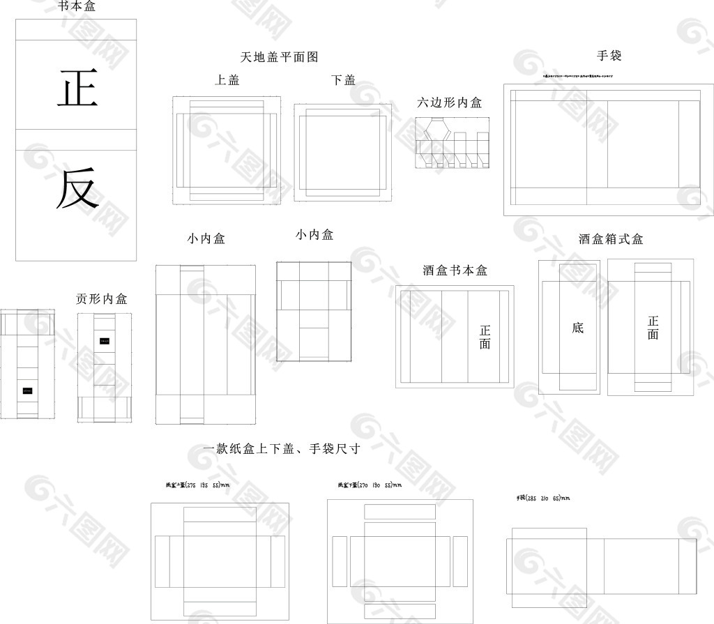 国际标准盒型图片