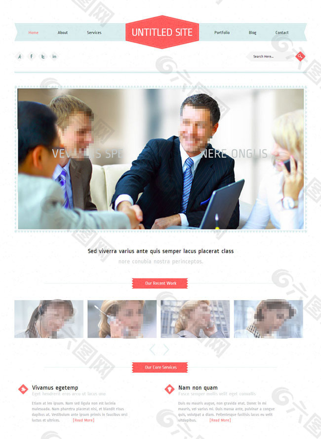 优秀企业网站模板