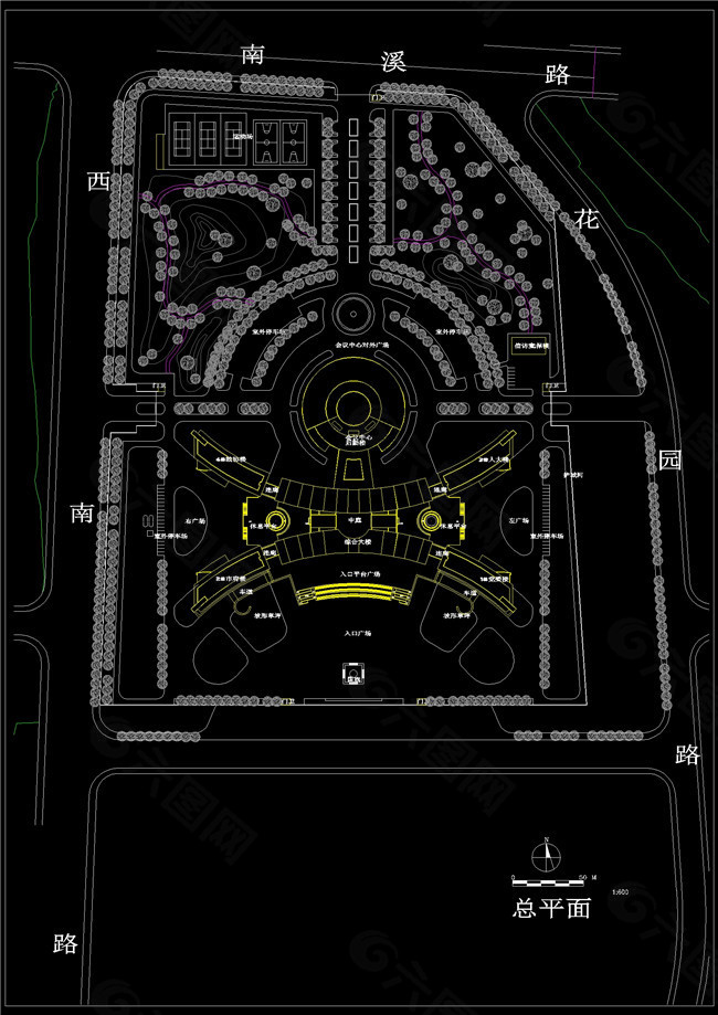 嘉兴市行政建筑图CAD图纸
