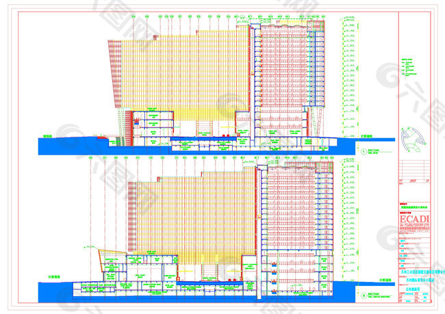 楼房剖面CAD图纸