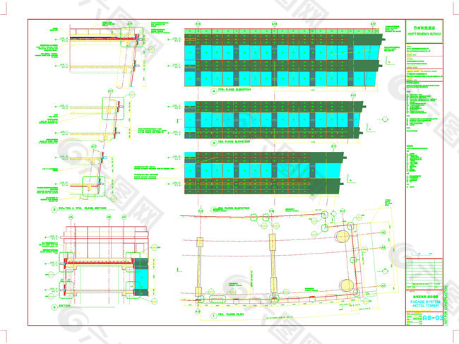 酒店施工详图CAD图纸
