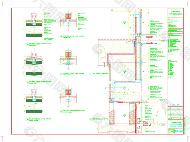 苏州凯悦酒店建筑图CAD图纸
