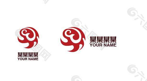 火凤凰logo设计