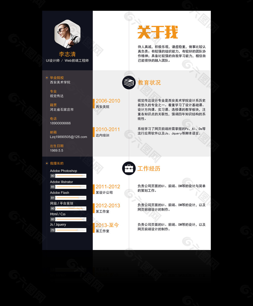 个人简历版式设计|平面|其他平面|Hilaryhuang1 - 原创作品 - 站酷 (ZCOOL)