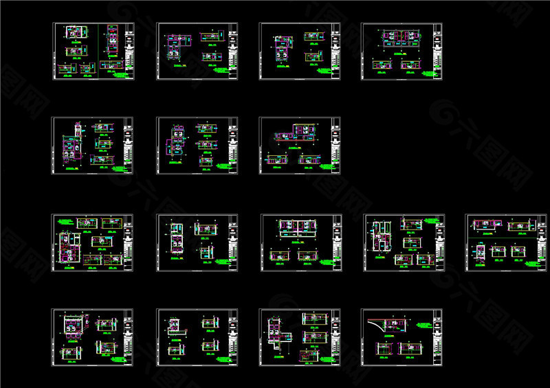 机房详图CAD图纸