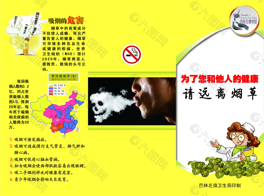 戒烟宣传册