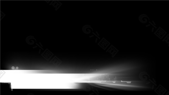 黑白光视频素材