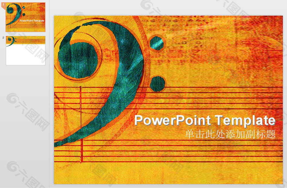 古典PowerPoint模板下载