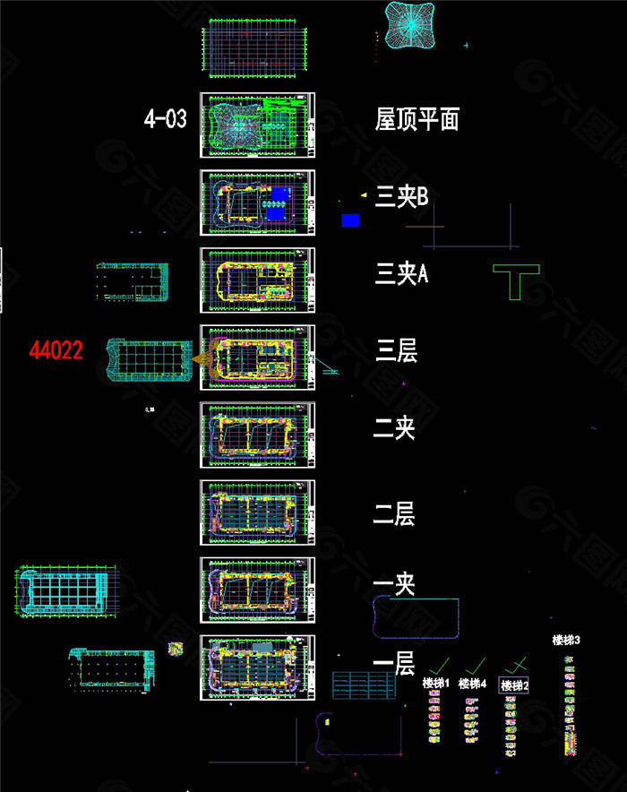 楼层CAD图纸