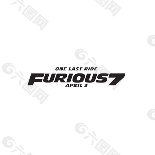 速度与激情7 标志LOGO