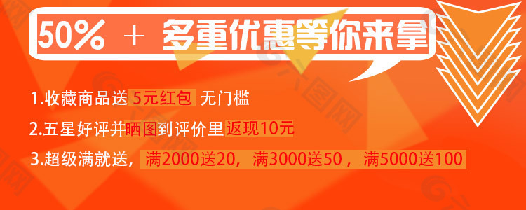 优惠活动海报