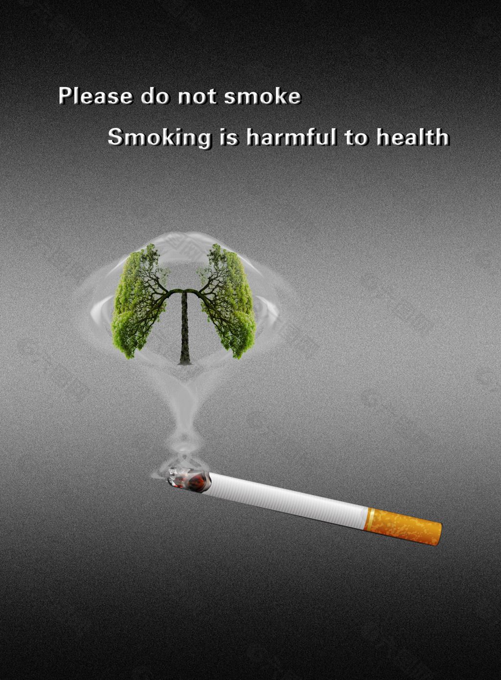 招贴设计――禁烟公益海报|平面|海报|溪凉 - 原创作品 - 站酷 (ZCOOL)